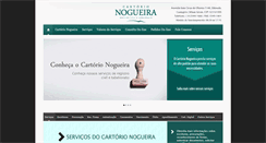 Desktop Screenshot of cartorionogueira.com.br