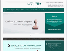 Tablet Screenshot of cartorionogueira.com.br